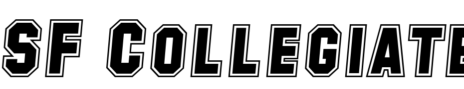 SF Collegiate Italic Font Download Free